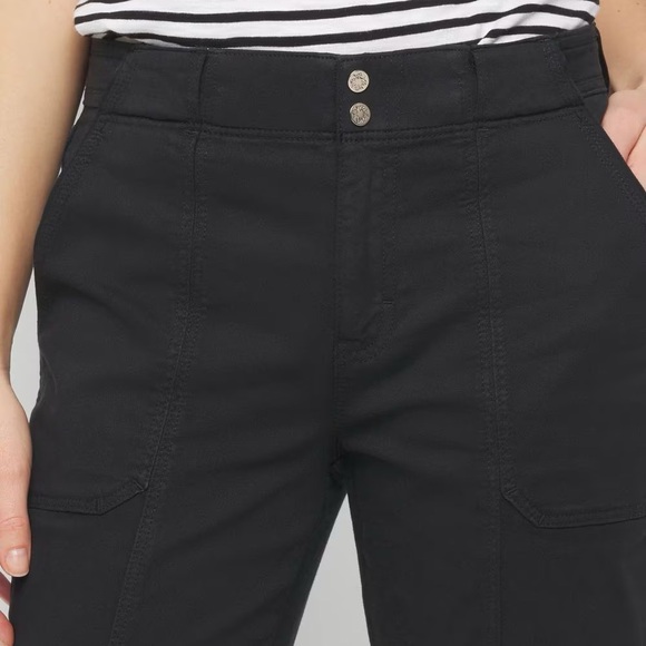 WHBM Pret-a-Pedi Black Cropped Ankle Pant Black Size 8 - Picture 3 of 12